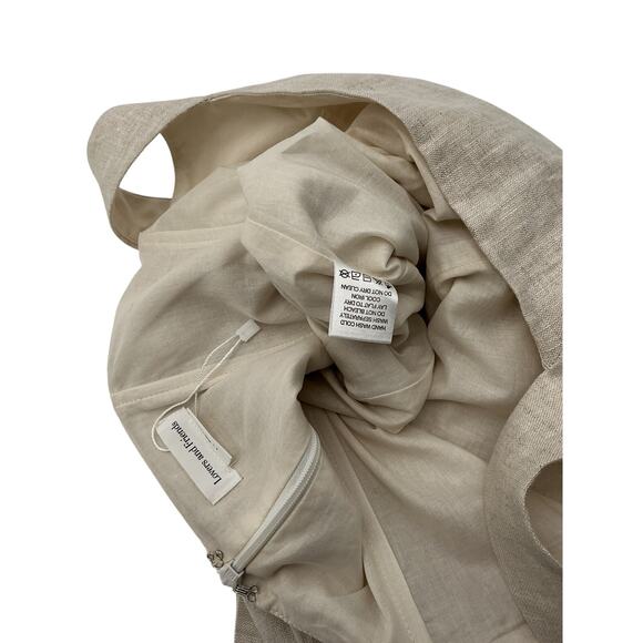 Lovers And Friends 'Brixton' Beige Linen Top Size S - Picture 4 of 4